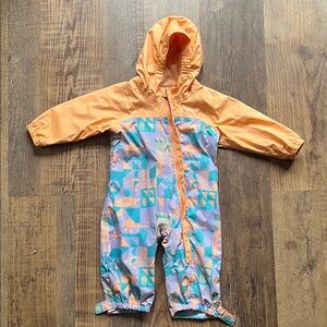 Columbia Kids Raincoat - Orange and Blue